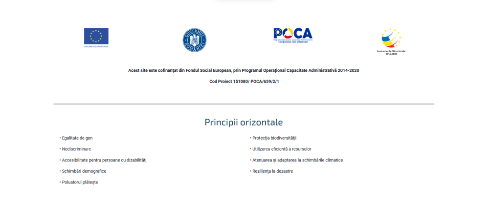 Programul Operațional Capacitate Administrativă 2014-2020

 Cod Proiect 151080/ POCA/659/2/1