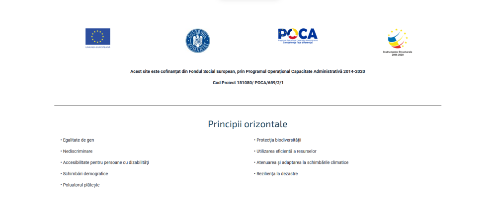 Programul Operațional Capacitate Administrativă 2014-2020

 Cod Proiect 151080/ POCA/659/2/1