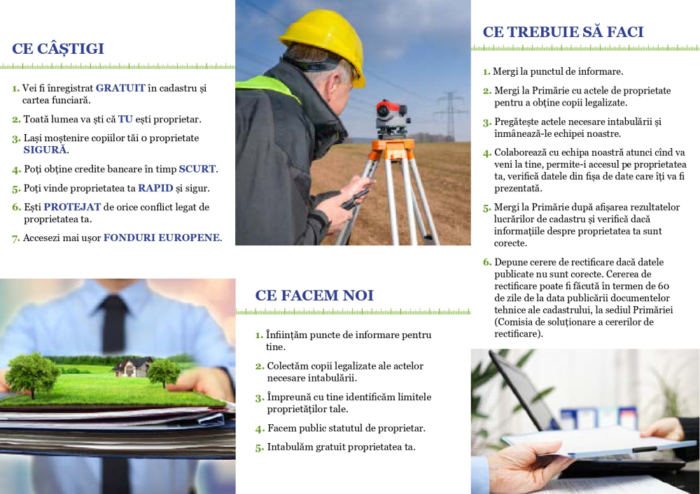 Programul Național de Cadastru și Carte Funciară - Ai parte, ai carte. Funciară